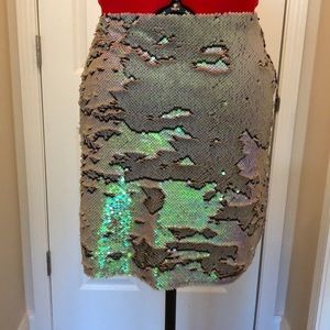 2 for$10 NWT Zara Flip/Reversible Sequin Skirt
